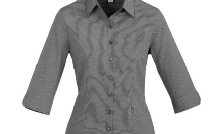 Elegant Womens 3 4 Sleeve Dress Shirts Stylish and Chic