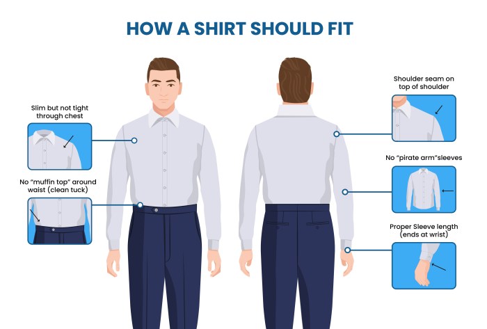 How to measure men dress shirt