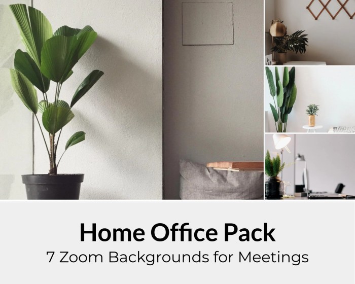 How to decorate home office for zoom