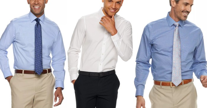 Kohls mens big and tall dress shirts