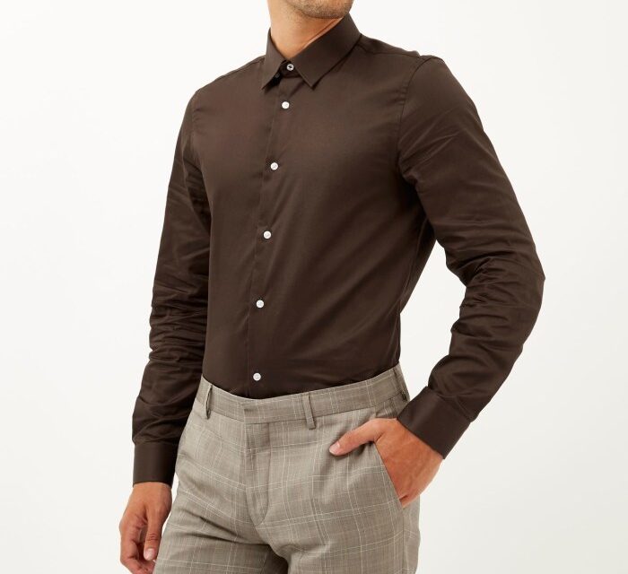 Brown Dress Shirt Mens Elevate Your Style with Timeless Elegance